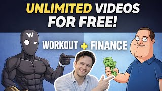 How I Create Unlimited Finance & Workout Videos for Free (No Cost)