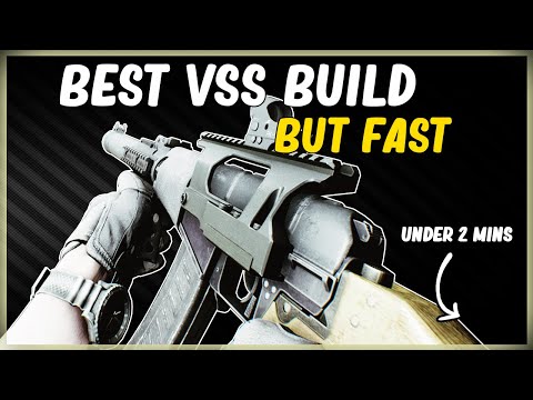BEST VSS BUILD BUT FAST LOW RECOIL HIGH ERGO GUN BUILD IN EFT ESCAPE FROM TARKOV IN UNDER 2 MINS
