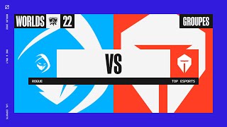 Worlds 2022 - Group Stage - D4 - RGE vs TES