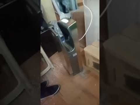 Stainless steel automatic jet hand dryer