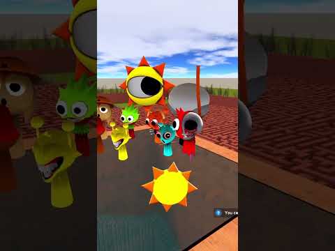 CLASSIC 3D MR SUNNY RUN AWAY FROM HORROR SPRUNKI FAMILY IN BIG MAZE in Gmod!
