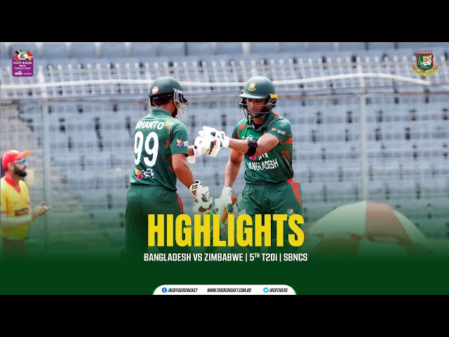 Highlights | 5th T20i | Bank Bangladesh vs Zimbabwe