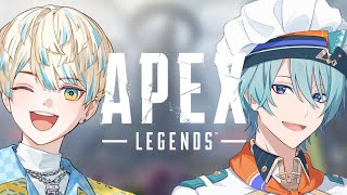 【APEX】ヒーローの先輩に戦い方教えてもらお！！ w/バチｻｧﾝ 【渚トラウト/緋八マナ/にじさんじ】