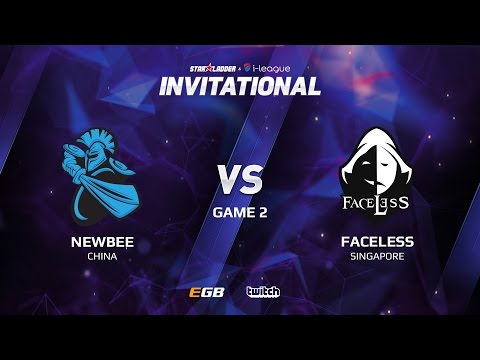 Newbee vs Faceless, Game 2, SL i-League Invitational S2 LAN-Final, Group B