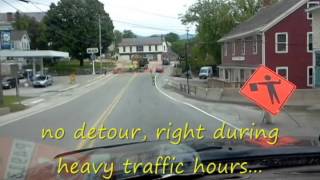 preview picture of video 'Road Construction Again Brandon VT May27th 2014'