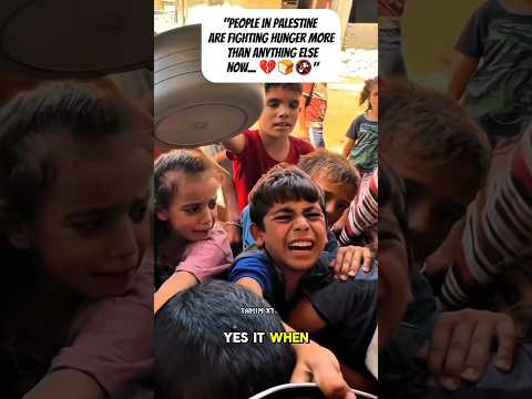 "People in Palestine are fighting hunger more than anything else now #foryou #viralvideo #palestine