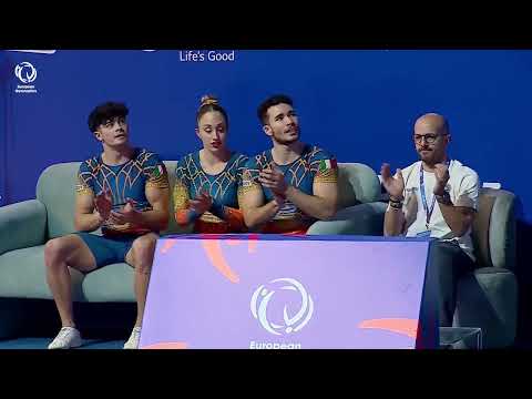 Sara Cutini, Davide Nacci & Francesco Sebastio (ITA) - 2025 Aerobics European bronze medallist, Trio