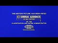 Universal Pictures MPAA G Rating Screen 2009