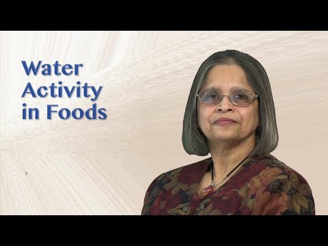 Water Activity in Foods
