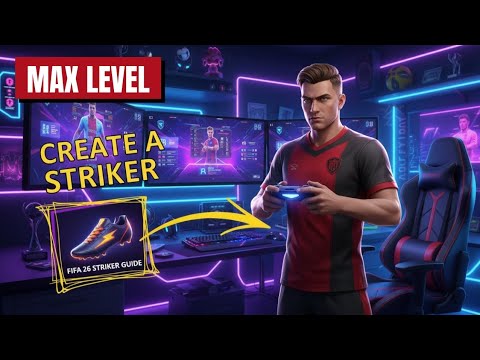 MAX LEVEL STRIKER BUILD IN EA FC 26 PLAYER CAREER MODE!