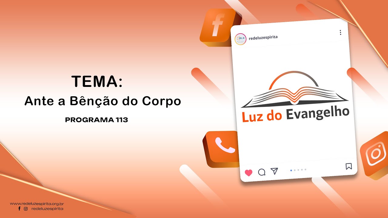 #113 - Cap. 33 - Ante a bênção do corpo.