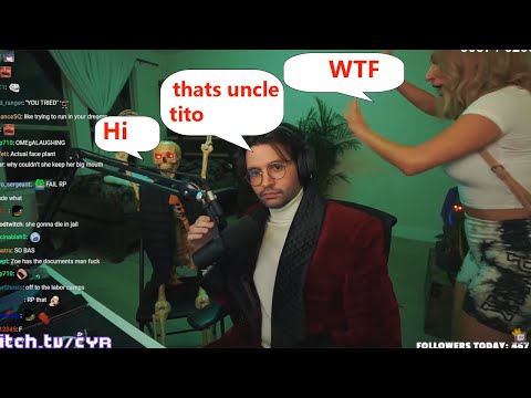 Alinity walks Into Cyr's Room and got scared by uncle tito