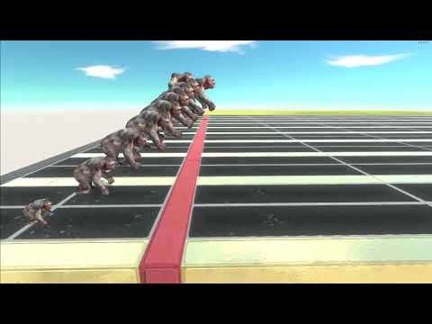 Different Size Race (Mutant Primates) ♦ Animal Revolt Battle Simulator ♦