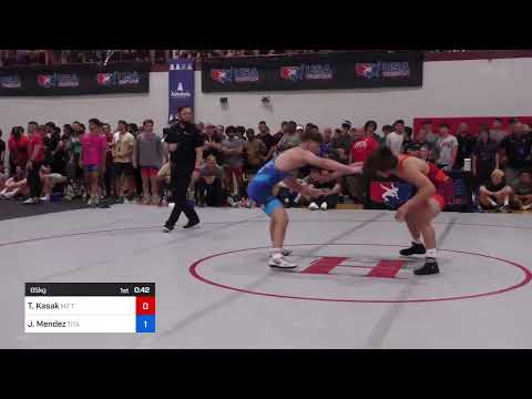 65 Kg Rr Rnd 1 - Tyler Kasak, M2 Training Center Vs Jesse Mendez, Titan Mercury Wrestling Club (TM
