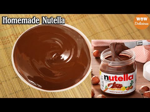 Homemade Nutella Recipe | Nutella Recipe | Nutella Recipe without Hazelnuts | How to make Nutella