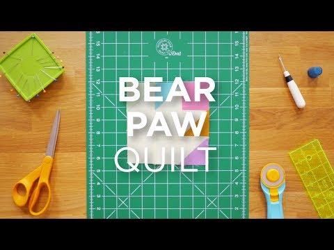 Quilt Snips Mini Tutorial - Bear Paw Quilt