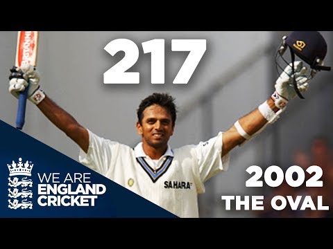 Rahul Dravid Hits 217 at The Oval | England v India 2002 - Highlights