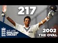 Rahul Dravid Hits 217 At The Oval England V India 2002 Highlights