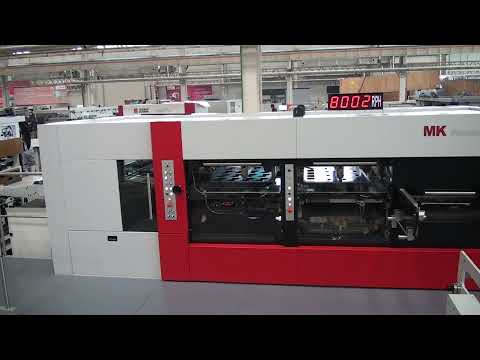 MK Powermatrix 106 CSB---professional die-cutting machine.