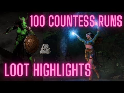 100 COUNTESS RUNS - DIABLO 2 RESURRECTED - ALL LOOT (LADDER - SEASON 1)