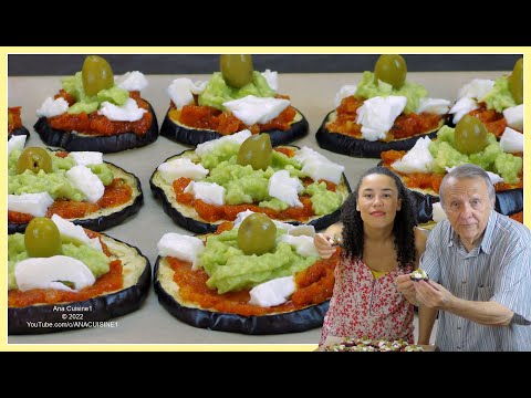 Apéro d'aubergine - Aperitivo de berenjena - Eggplant aperitif