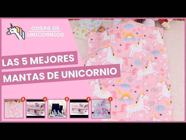 Vídeo relacionado con Pla Manta Personalizada para Niña con Su Nombre. Manta Unicornio (70 x 120 cm.)