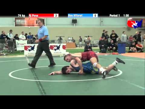 Rj Pena vs. Ben Villaret at 2013 ASICS University Nationals - FS