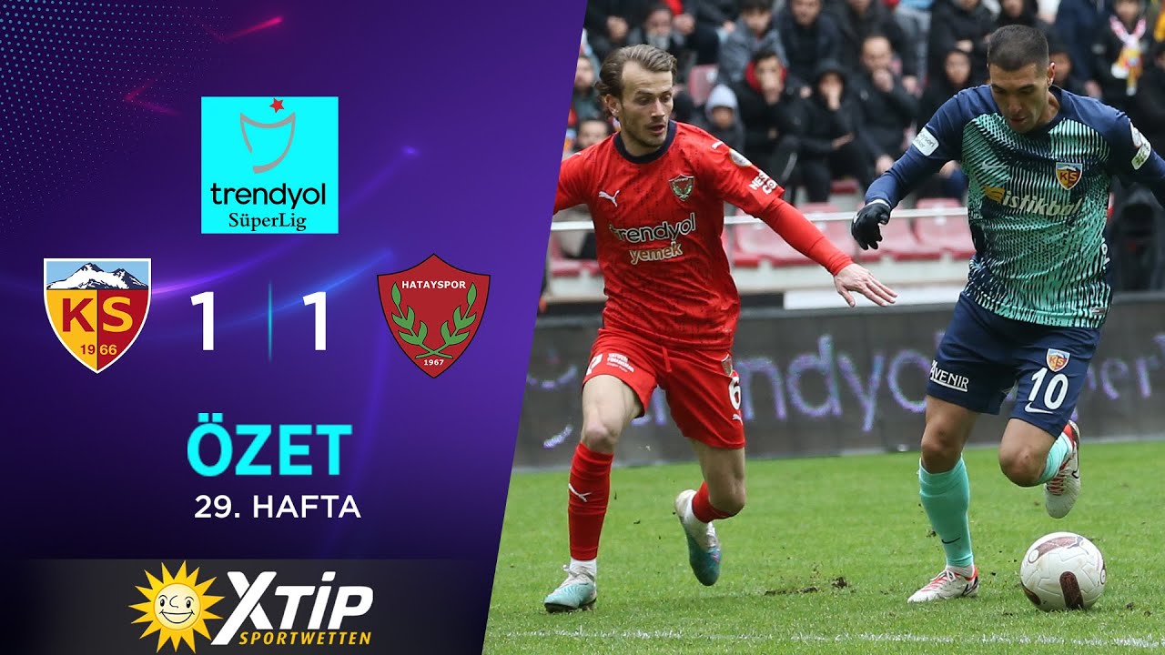 Kayserispor vs Hatayspor highlights