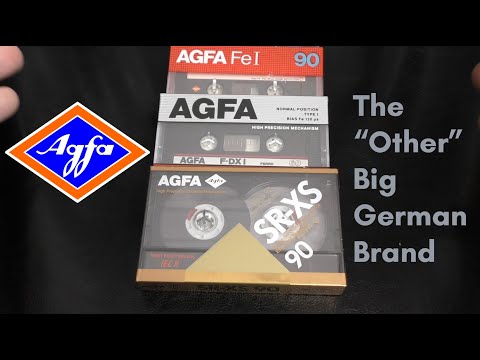 Agfa Type 1 & Type 2 Chrome Cassettes - Germany's other big brand