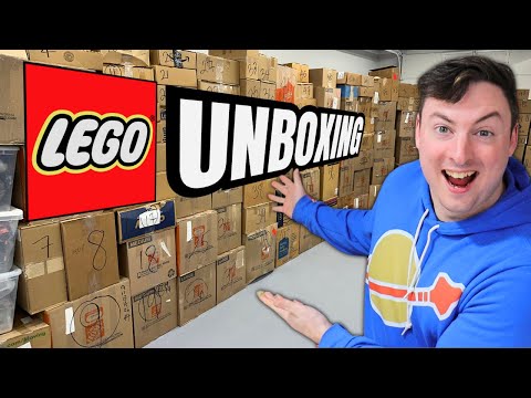 Unboxing Our Entire LEGO Collection Episode 1!