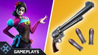 New Fortnite Six Shooter Gameplay | Fortnitemares Halloween Skins | Fortnite Battle Royale