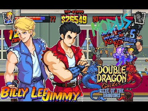 Double Dragon Gaiden: Rise of the Dragons [60fps] Billy & Jimmy No Death ALL