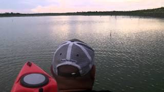 preview picture of video 'FALCON LAKE KAYAK FISHING'