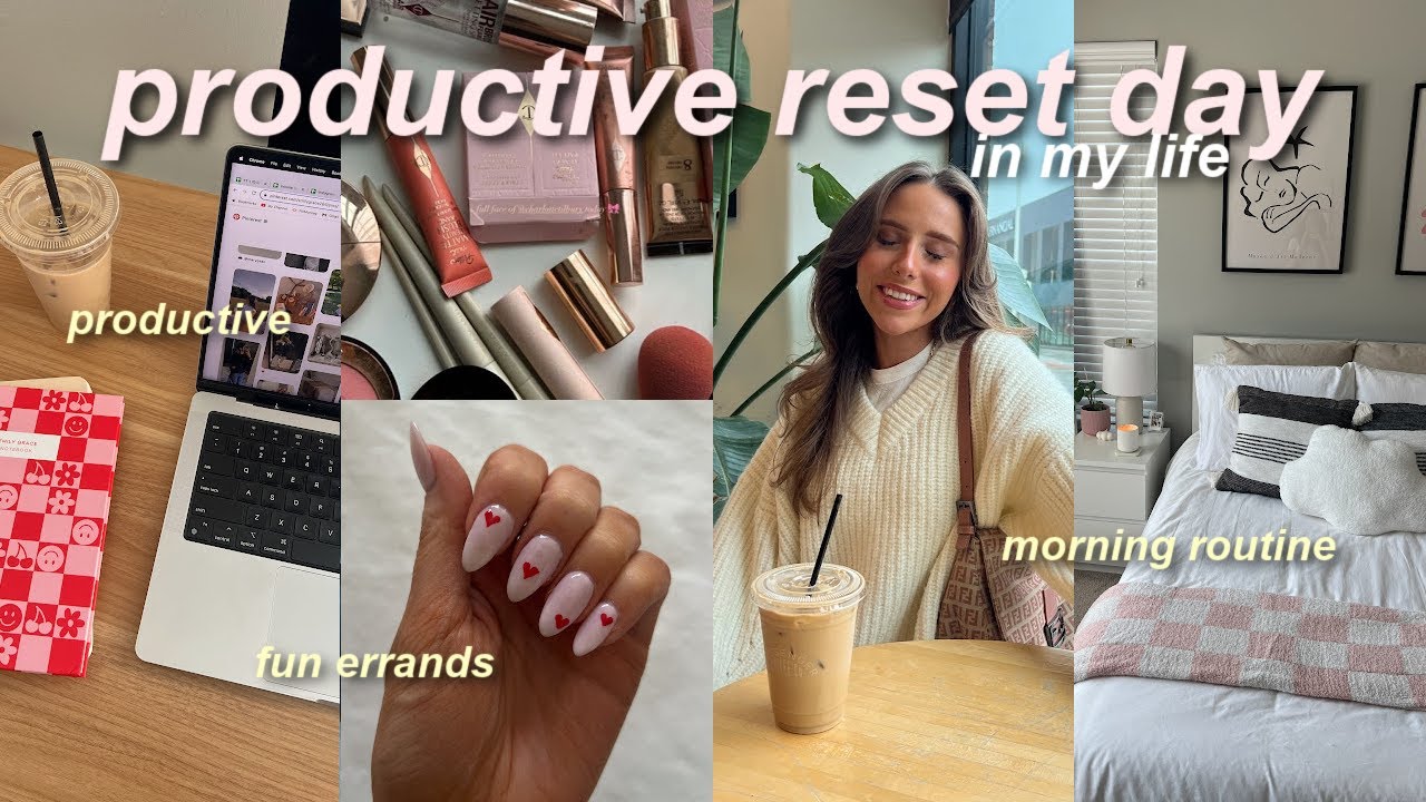 REALISTIC DAY IN MY LIFE: BEING PRODUCTIVE, NEW ROUTINES, ERRANDS, CREATING CONTENT, & MORE!