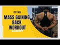 Mass gaining Back workout | akshat fitness #backworkout