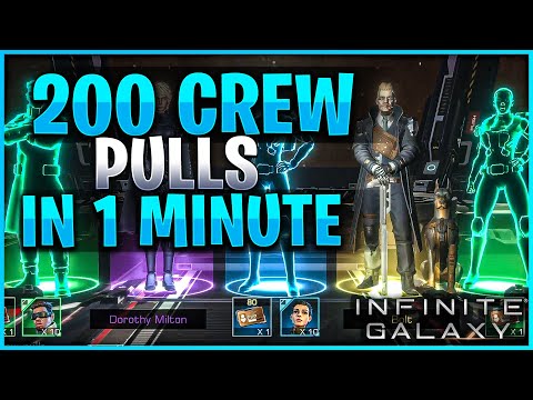 Infinite-Galaxy 200 Crew pulls in 1 minute / rates check 🚀