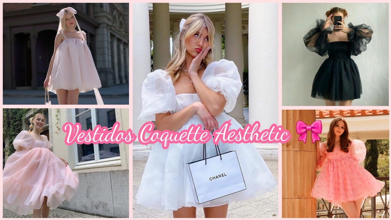 Vestidos de Moda Coquette 👗🎀 aesthetic. Vestidos de Moda 2025 para ser la más linda y femenina
