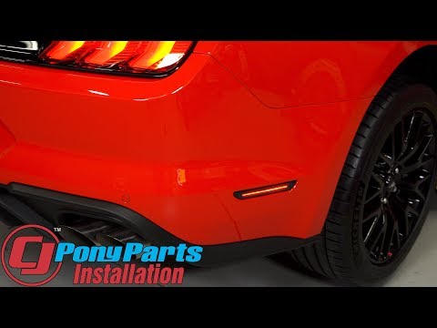 2018-2020 Mustang Diode Dynamics LED Side Marker Light Smoked Rear Pair Installation