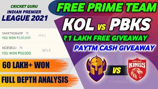 KKR vs PBKS Dream11 Team Prediction | KOL vs PBKS Dream11 Team | KOL vs PBKS | Cricket Guru