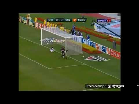 Gol de elano  São Paulo 0x2 Santos - Paulista 2011