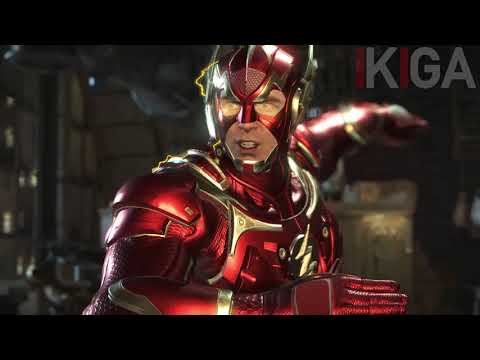 FLASH ALL MIRROR MATCH DIALOGUES & VICTORY ANIMATION WINNING POSE - INJUSTICE 2 2020