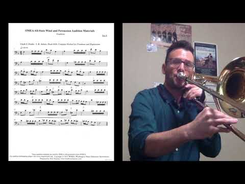 OMEA All-State Trombone Etude 1 - Wind Ensemble