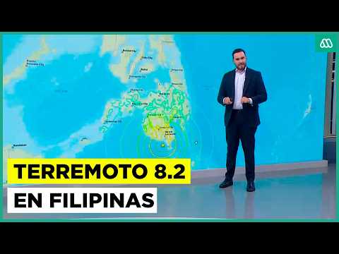 Fuerte terremoto 8.2 en Filipinas: No hay alerta de tsunami para Chile