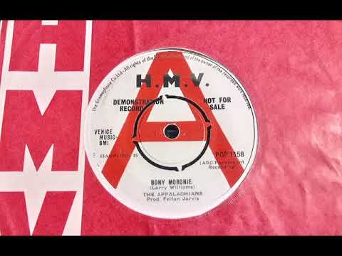 Dancer - THE APPALACHIANS - Bony Moronie - HMV POP 1158 UK 1963 Kooky Version