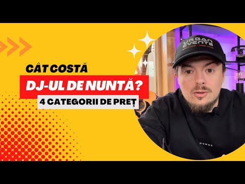 Cât costă Dj-ul de nuntă? 4 categorii de preț.