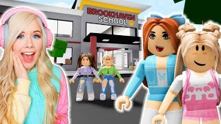 MEETING MY BEST FRIEND AT SCHOOL IN BROOKHAVEN! (ROBLOX BROOKHAVEN RP)