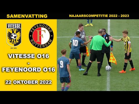 Samenvatting Vitesse O16 - Feyenoord O16 zaterdag 22 oktober 2022