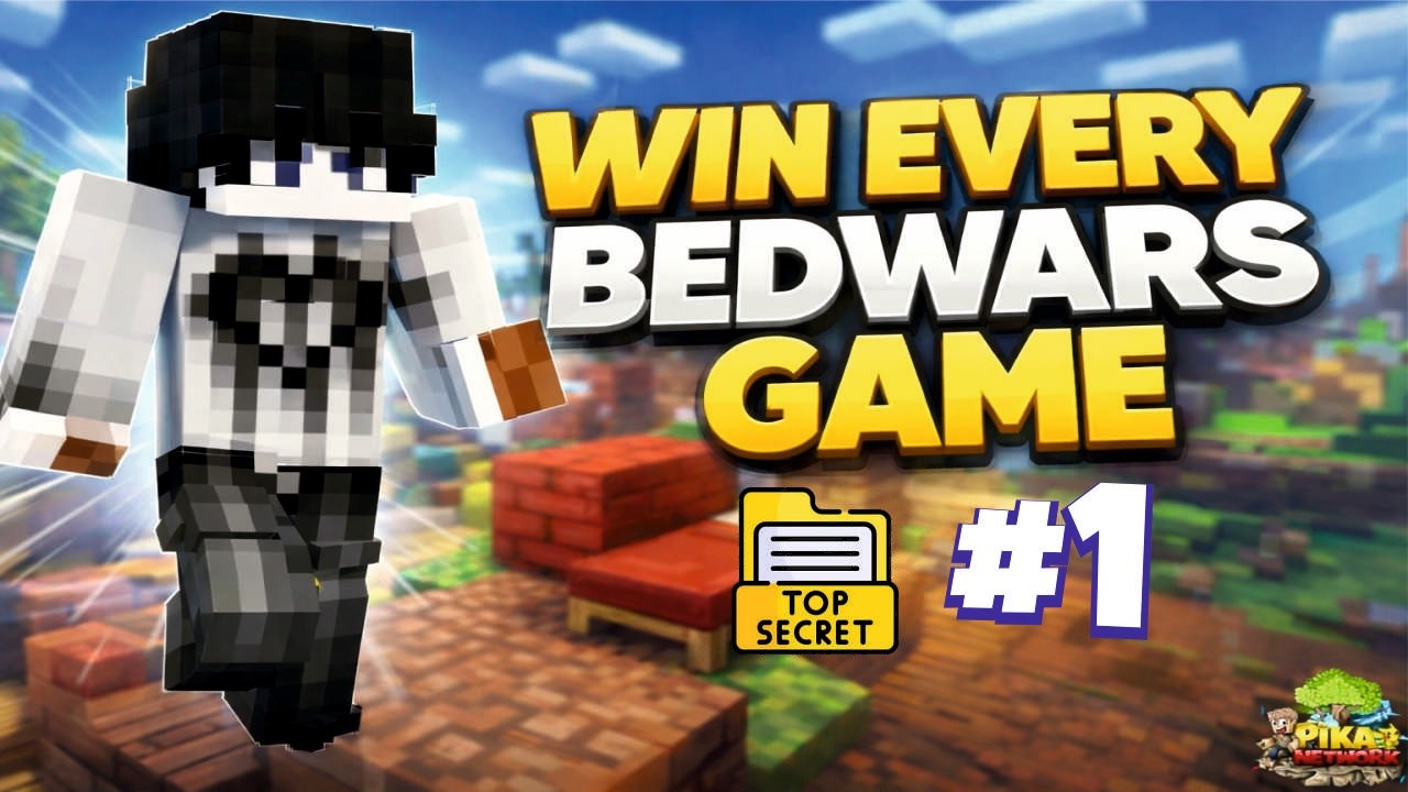 SECRET TIPS: Win Every Game of BEDWARS in PIKA NETWORK