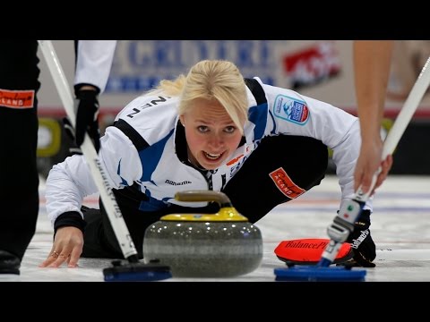 CURLING: FIN-CAN World Women's Chp 2015 Draw 2 - HIGHLIGHTS