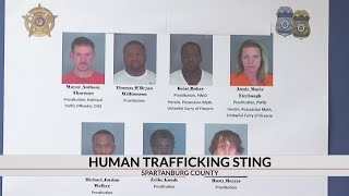 21 arrested in undercover human trafficking sting in Spartanburg Co.